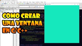 Creacion de ventana en CC [upl. by Sivraj]
