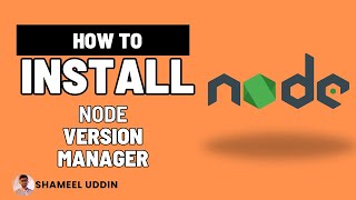 How to Install Node Version Manager in Windows 10 in 2024 [upl. by Narbig265]