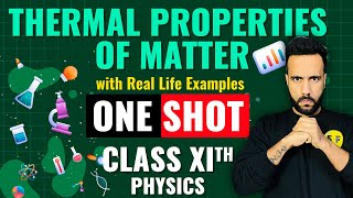 Thermal properties of matter One Shot Physics  Class 11th with Ashu Sir  Science and fun [upl. by Kaspar]