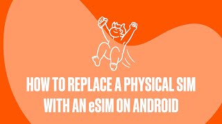 How To Replace a Physical SIM With an eSIM on Android  A Help Guide [upl. by Palestine951]