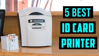 Top 5 Best ID Card Printer 2023  Best ID Card Printers Buyers Guide [upl. by Gardel]