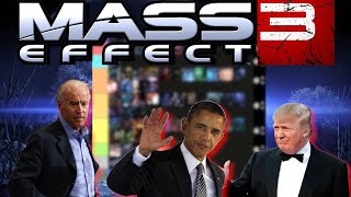 Trump Obama and Biden Finish Ranking The Mass Effect Trilogy Missions [upl. by Nohj45]