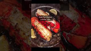 5Minute Pan Cooked LOBSTER TAILS w butter lemon garlic [upl. by Agripina136]