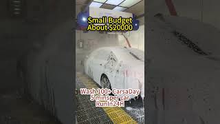 Contactless car wash with 24hour efficiencycarwash carwashing [upl. by Aicaca]