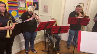 Hebden Bridge brass band  Memory [upl. by Nwadahs]