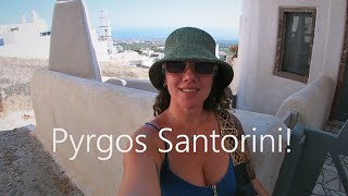 Pyrgos Santorini Greece 2024 Πύργος Pyrgos Greece Pyrgos Santorini [upl. by Ennovad]