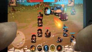 Spartans vs Vikings iPhone game play video [upl. by Peer]