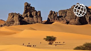 Amazing SAHARA Tassili nAjjer Algeria Amazing Places 4K [upl. by Warner558]