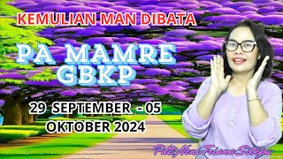 RENUNGAN PA MAMRE GBKP MINGGU INI 29 SEPTEMBER  05 OKTOBER 2024 [upl. by Elrak]