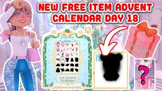 NEW FREE ITEM Advent Calendar Day 18 Royale High Update [upl. by Hausner346]