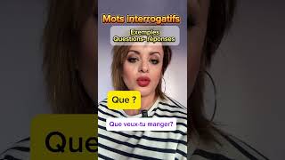 Les mots interrogatifs  des exemples français fle grammar تعلم [upl. by Inohtna646]