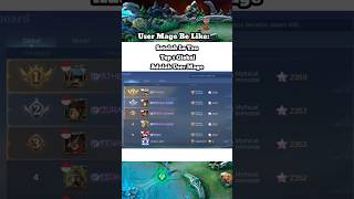 User Mage Be Like Top Global 1 Rank  meme mlbb indonesia  meme mlbb indo shortsmlbb mememlbb [upl. by Gaul316]