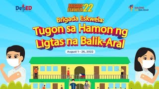 BRIGADA ESKWELA 2022 THEME SONG [upl. by Nivlad]