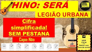 Será  Legião Urbana  Cifra Simplificada Iniciantes Violão  76 [upl. by Dang]