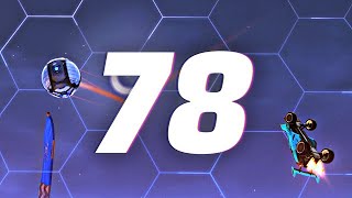 ROCKET LEAGUE INSANITY 78  BEST GOALS FREESTYLES RESETS [upl. by Publius458]