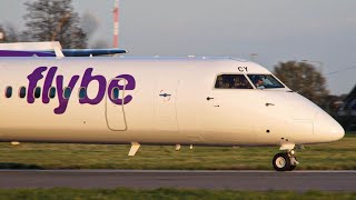 ✈ 4K Flybe Are Back  Dash 8 Q400 Departure from London Southend Airport [upl. by Atiloj973]