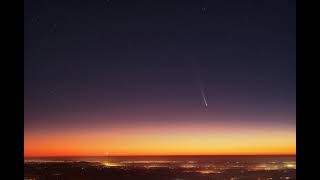 Comet at Moonrise [upl. by Enomaj]