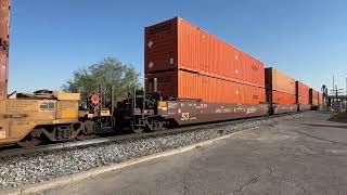 Union Pacific Intermodal switching on to the Carrizozo Sub at El Paso [upl. by Acker]