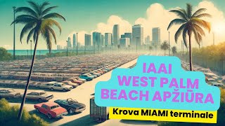 IAAI Aukciono apziura su manimi  Miami Krova [upl. by Agna]