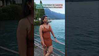 Switzerland Trip  8 Days Itinerary and Cost MrMrsPanchal switzerland ytshorts swissbeauty [upl. by Relly]