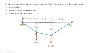 Cables ejercicio 793 beer and johnston [upl. by Costin]