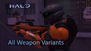 Halo Infinite  All Weapon Variants [upl. by Janeta571]