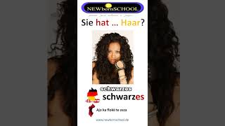 Die Haarfarbe germanlanguage learngerman learndeutsch TikTokDeutsch deutschprüfungen deutsch [upl. by Kuhn882]