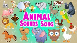 Guess the Animal Sounds  Animal Sounds Song  LittleKidsTV [upl. by Lladnek]