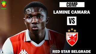 Lamine Camara vs Red Star Belgrade [upl. by Ilonka583]