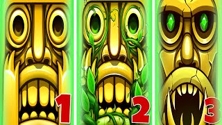 Temple Run 1 Vs Temple Run 2 Vs Temple Run 3 [upl. by Hosbein]