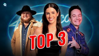 Who made the Top 3 in American Idol Season 22 American Idol 2024 Top 3 Contestants [upl. by Cutlerr]