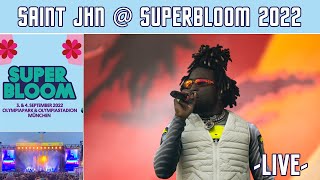 Saint Jhn live beim Superbloom Olympiapark München 2022 [upl. by Arutnev]