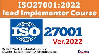 ISO270012022  Lead Implementor Course  Full Course ISMS [upl. by Primaveria32]