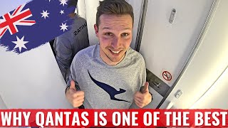 Review QANTAS NEW 787 BUSINESS CLASS TO SAN FRANCISCO [upl. by Grunenwald]