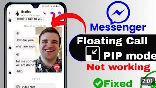 How to Fix Messenger Floating Video CallNot Working On Android  MessengerCall [upl. by Otsirc]