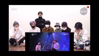 Bts reaction to p1harmony keeho and theo needy cover [upl. by Esinned]