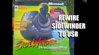 Converting Sidewinder Precision Flightstick Pro To USB [upl. by Frymire]