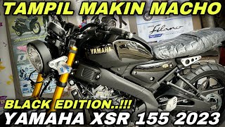 GARANG‼️YAMAHA XSR 155 2023 FULL BLACK [upl. by Dray950]