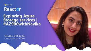 Exploring Azure Storage services  AZ900withNavika [upl. by Skelton532]