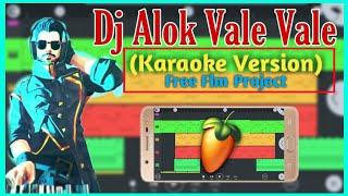 Dj Alok Vale Vale Karaoke Version  Free Fire Song  Free Flm Project  Zk Production [upl. by Andras]