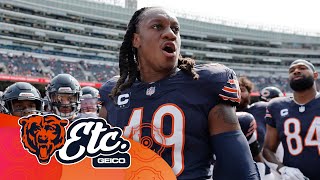 Tremaine Edmunds on preparing for Panthers embracing leadership  Bears etc Podcast [upl. by Nnylyram]