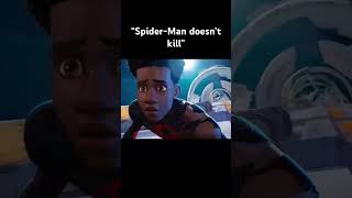 “SpiderMan doesn’t kill” spiderman edit spiderverse [upl. by Cornell619]