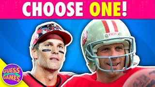 Save ONE NFL Legend 🏈 Who Would You Choose Cast Your Vote Now quiz rather [upl. by Gervais647]