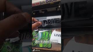 Live to drive sticker  car sticker  car wrapping  car ppf wrapping  car android  car mats car [upl. by Llig]