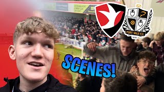 SCENES IN FIVE GOAL THRILLER AS CHELTENHAM WIN AGAIN Cheltenham Town Vs Port Vale Matchday Vlog [upl. by Danelle]