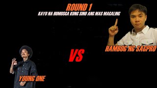 YOUNGONE VS HAMBOG NG SAGPRO ROUND 1 FULL [upl. by Assillim]