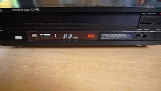 Philips CDV475  CDV475 LaserDisc  CD Video player [upl. by Nemajneb]