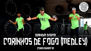 BANDA DOPA  CORINHOS DE FOGO MEDLEY  SQS Dance Coreografia Gospel [upl. by Oenire]