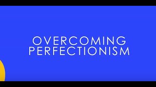 Overcoming Perfectionism  CUNY SPS Student Counseling Services Event [upl. by Farmann]