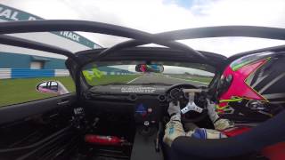 BRSCC Mazda Mx5 Supercup Final Round Donington Park Onboard Abbie Eaton [upl. by Brogle]